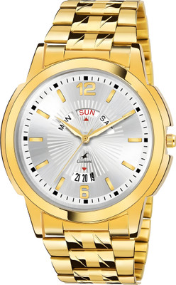 Giomex 440 Silver GP Date Premium Addition Analog Watch  - For Men