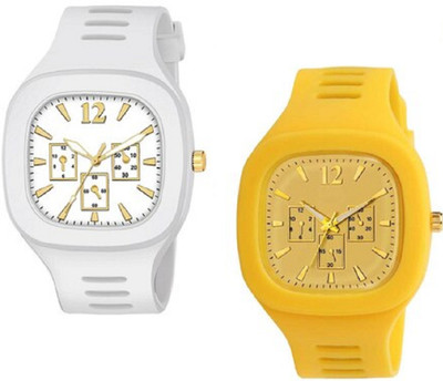 Wolcentra Square Dial Silicone Strap Gift Watch For Boys Skz-046 Analog Watch  - For Men