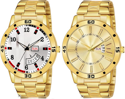 Caihong GOLD-8-AND-GOLD-20 Analog Watch  - For Men