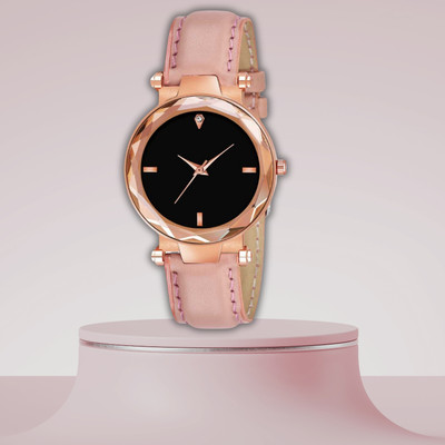 EMPERO EMPERO Crystal Glass Round Analog Watch  - For Women