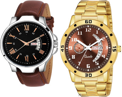 Caihong BRN-24-AND-GOLD-18 Analog Watch  - For Men