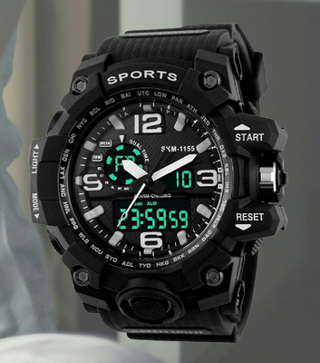 Diaggro SKM 1155 Trendy multi-sport analog-digital watch for men Analog-Digital Watch  - For Men