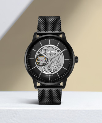 Titan 90110NM01 Titan Mechanical Analog Watch  - For Men