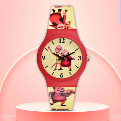 SUBERA Kids Cute Cartoon Characters Dial & Strap Kids Cute Cartoon Characters Dial & Strap Analog Watch  - For Boys & Girls