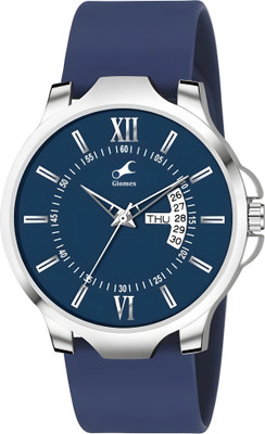 Giomex DD Blue Silicon Blue Strap Premium Addition Analog Watch  - For Men