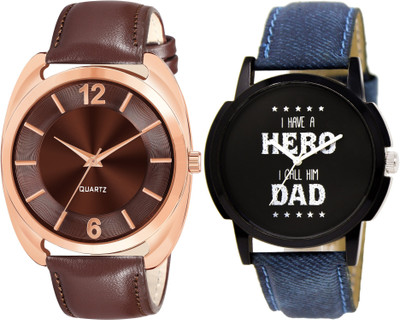 Naavli LR07_Combo_LR77 Analog Watch  - For Men & Women