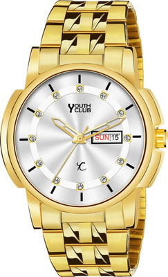 YOUTH CLUB DAY AND DATE Exclusive Premium Dial | Day & Date Functioning Analog Watch  - For Men