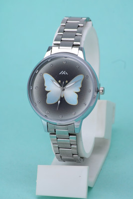 ZANZEER High Quality Fancy Solid Designer Shine Round Dial Stainless Steel Belt High Quality Fancy Solid Designer Shine Round Dial Stainless Steel Belt Analog Watch  - For Women