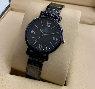 EVRGLOW Evrglow WOmens Stainless STeel Watch Black Dial Evrglow Womens Analog Wrist Watch Analog Watch  - For Women