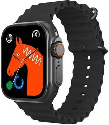 PIRASO T900 ULTRA BLACK Fitness&Outdoor Health&Medical Notified Safety&Security Watch phone(Black Strap) Hybrid Smartwatch Watch  - For Men & Women