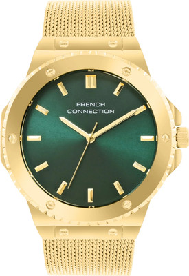 French Connection Axiom Axiom Green Sunray Dial | Analog Watch for Men's | FCB4GM Analog Watch  - For Men