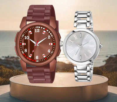 MAHAKAPI Couple Party-Wedding Gifting Matching Couple Party-Wedding Gifting Matching Analog Watch  - For Men & Women
