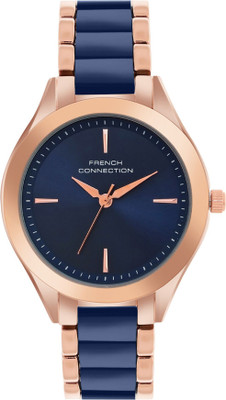 French Connection FCB9UM Blue Sunray Dial | Analog Watch For Women's | FCB9UM Analog Watch  - For Women
