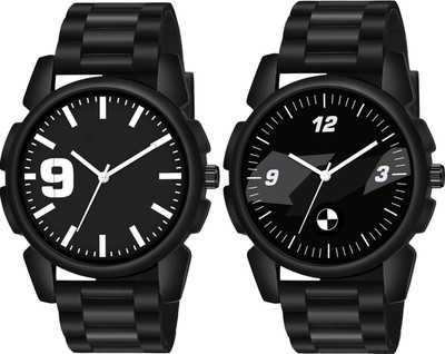 SHURAI Black watch for boys watch lovers staylish Designers Rubbers Strap analog wrist watches Analog Watch - For Boys Analog Watch  - For Men