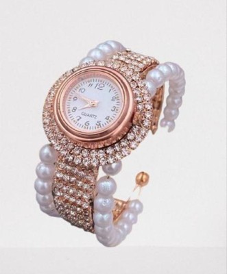 Kavya SAles Trendy Pearl Watch Bracelet for Women and Girls Analog Watch  - For Women