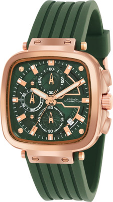 French Connection Aegis Chronograph 2 Layer With Real Index. Dial Mineral Glass Analog Watch  - For Men