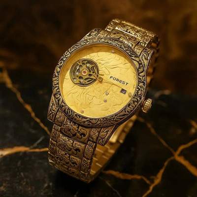 Glowme INVICTA_GOLD Muskan Creations Analog Watch  - For Men