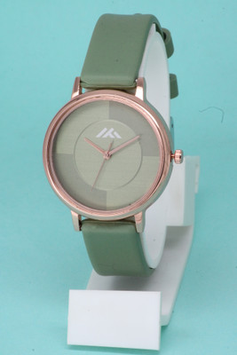 ZANZEER High Quality Rose Gold Case Black Dial Fancy Silicone Belt High Quality Rose Gold Case Black Dial Fancy Silicone Belt Analog Watch  - For Women