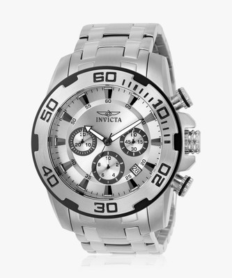INVICTA 22317 Pro Diver - Scuba Chronograph Quartz Silver Dial Analog Watch  - For Men