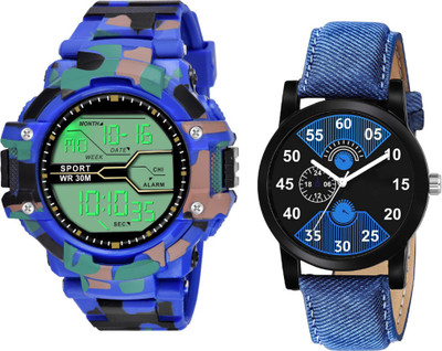 Brostin Casual Look Analog-Digital Men's Combo Watches Analog-Digital Watch  - For Men