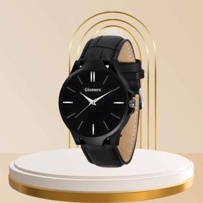 Giomex Mens Choice G-Black Plain_1 Analog Watch Analog Watch  - For Men