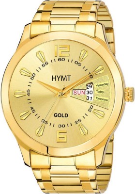 HYMT HMTY-7051 Original Gold Plated Day & Date Series Chain for Boy Analog Watch  - For Men