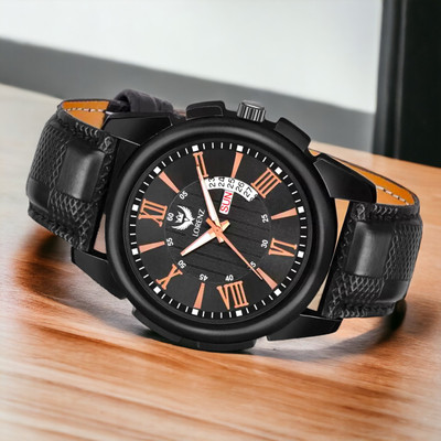 LORENZ MK-4011R Lorenz Black Roman Dial Analogue Watch for Men & Boys | 4011R Analog Watch  - For Men