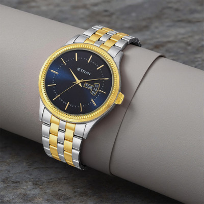 Titan 1824BM03 Gents Karishma Analog Watch  - For Men