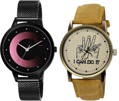 TVILLA Grey I Can Do it MZ-LR30 Analog Watch  - For Men & Women