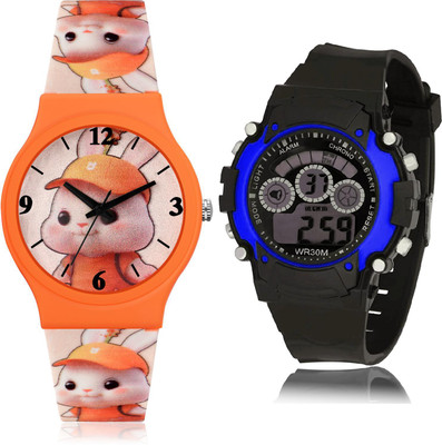 TIMETRANSELEVATE CM711-B2 Analog-Digital Watch  - For Boys