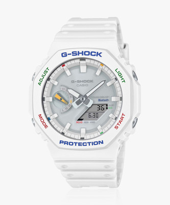 CASIO GA-B2100FC-7ADR G-Shock Multi-Coloured Dial White Resin Strap Analog-Digital Watch  - For Men