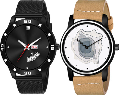 TVILLA Multicolor 3D Look MZ-LR68 Analog Watch  - For Men