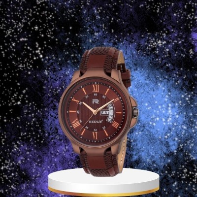 REDUX RWS0200S_NEW Stylish Brown Dial Day & Date Analog Watch  - For Men