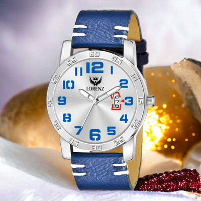 LORENZ MK-3069K Lorenz Date Edition Blue Dial Analog Watch for Men | Watch for Boys- 3069K Analog Watch  - For Men