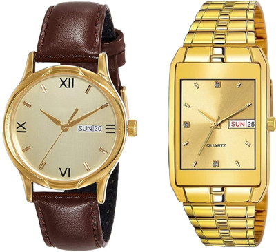 Caihong FK_Gold Analog Watch  - For Men
