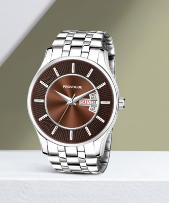 PROVOGUE PRV-217-BROWN PRV-217-BROWN Working Day and Date Analog Watch  - For Men
