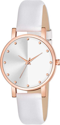 WEDSCOY High Quality Solid Designer Shine Rosegold Round Dial with Slim Fit Leather Belt High Quality Solid Designer Shine Rosegold Round Dial with Slim Fit Leather Belt Analog Watch  - For Girls