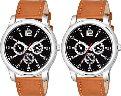 MAHAKAPI 3D-DIALS Oval Shaped-Rounded Formal Contrast Fast Selling Premium 3D-DIALS Oval Shaped-Rounded Formal Contrast Fast Selling Premium Analog Watch  - For Men