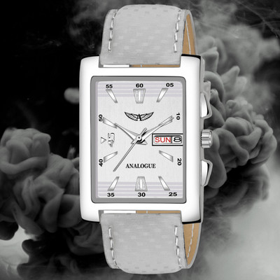ANALOGUE Trending Square Series | Working Day and Date | Synthetic Leather Trending Square Series | Working Day and Date | Synthetic Leather Analog Watch  - For Men