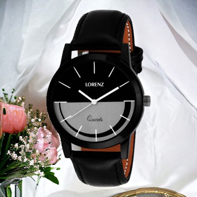 LORENZ MK-1053A Lorenz 1053A Slim Edition Casual Fit Black Grey Dial Analog Watch for Men Analog Watch  - For Men