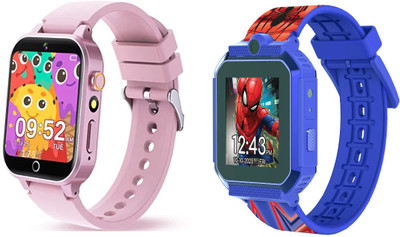 HYDEY Watch Special Gift For Kids Hello Kitty & Spiderman Face Based Toy Design Digital Glowing Watch Digital Watch  - For Boys & Girls