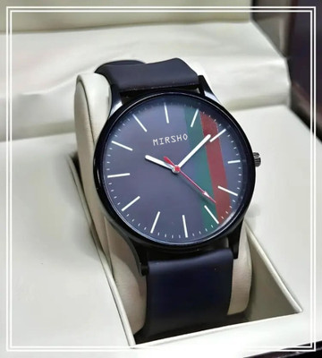 MIRSHO 002_MEN BLK ANALOG WATCH AND BOYS Analog Watch  - For Boys