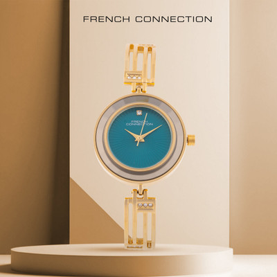 French Connection New Collection Green Dial Analog Watch  - For Women