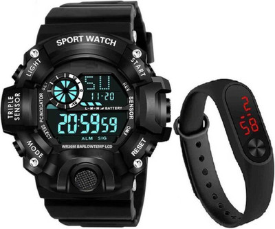 YUKAX New Arrival Silicone Strap Digital Fab Watch Digital Watch  - For Men