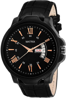 MATRIX DD-52 Caron Day & Date Functioning Analog Watch  - For Men & Women