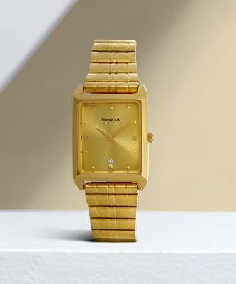 SONATA NP7007YM02 Analog Watch  - For Men