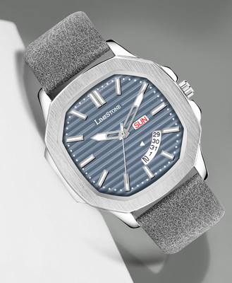 LIMESTONE OTUS 3D Dial The Vintage Day and Date Functioning Boys Quartz Analog Watch  - For Men
