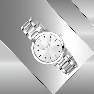 MAHAVIRA COLLECTION MT_201 Diamond Luxury Trending Premium Quality Wrist Attractive White Women watch Analog Watch  - For Girls