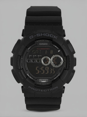 CASIO GD-100-1BDR G-SHOCK GD-100-1BDR Dial Black Resin Strap Digital Watch  - For Men