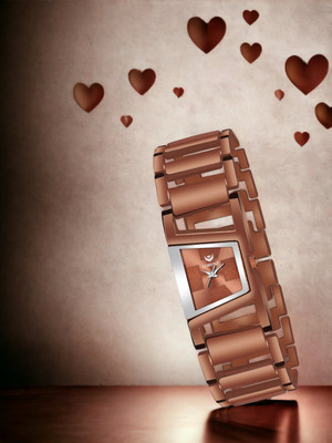 LORENZ AS-122A Lorenz Brown Dial Brown Chain Bracelet Analog Watch  - For Girls